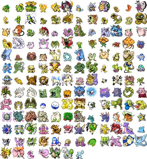 List of Pokémon (sprites gallery) .